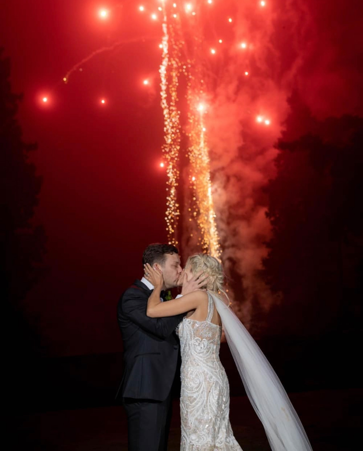 COMBERMERE ABBEY wedding with fireworks