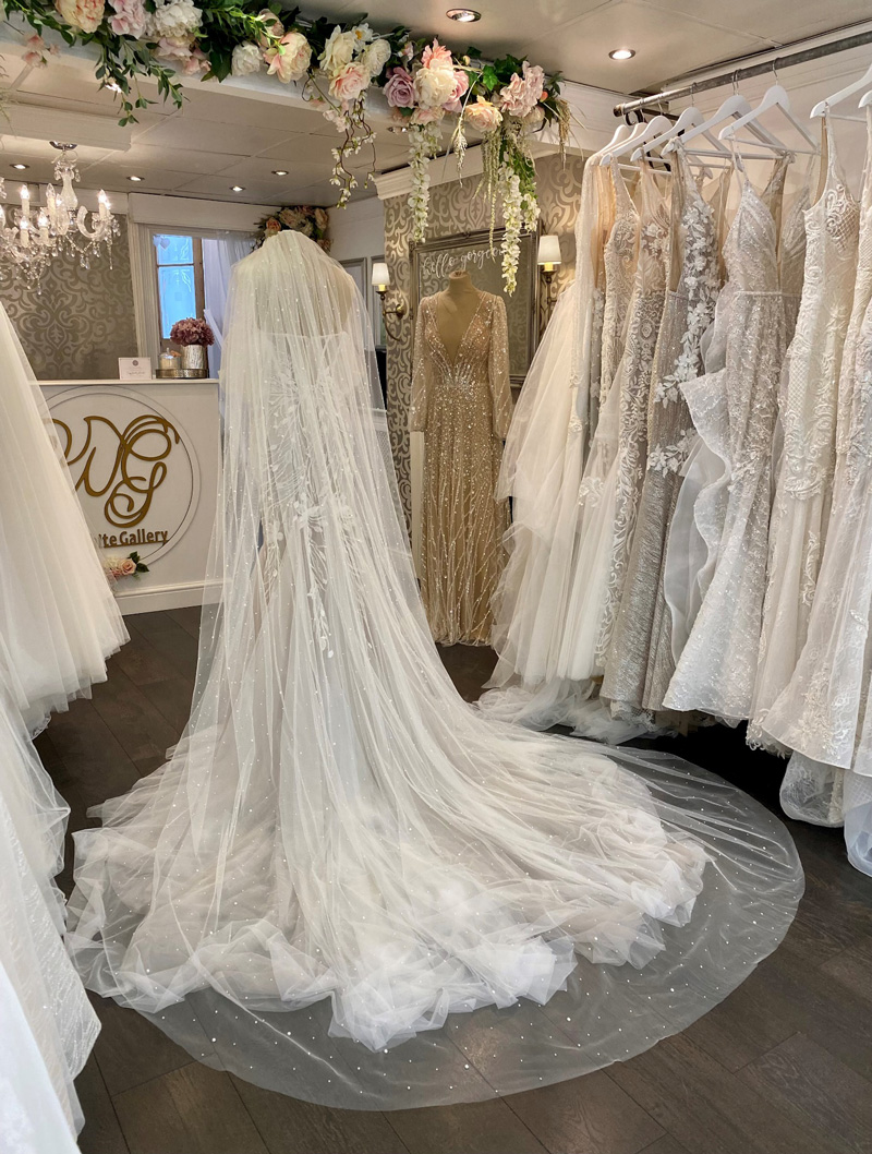 veils and wedding dresses
